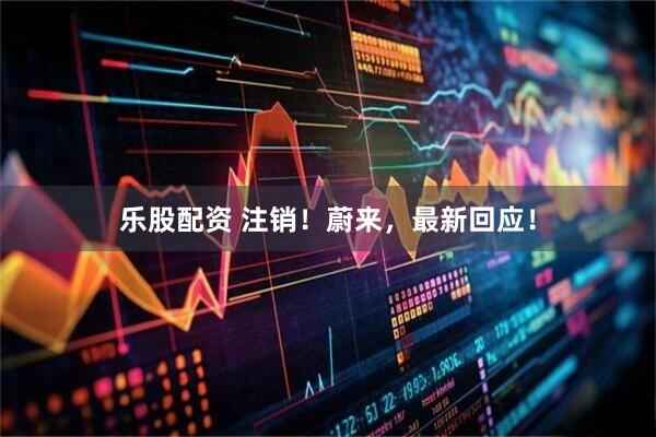 乐股配资 注销！蔚来，最新回应！